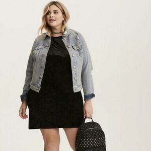 TORRID Crushed Velvet T-Shirt Dress